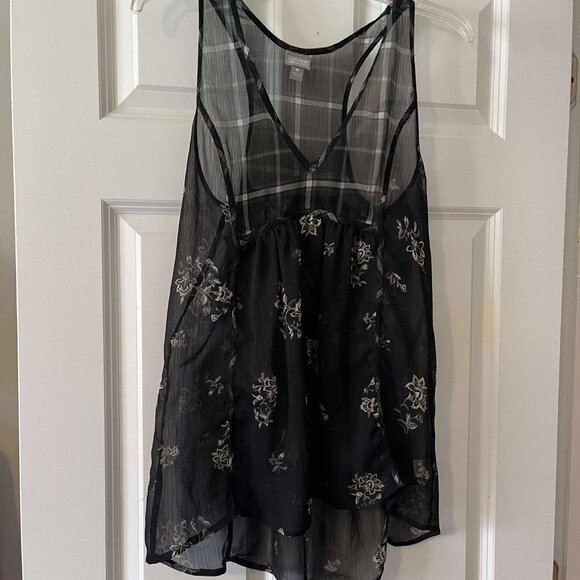 Converse Sheer Tank Top Medium - Picture 1 of 5